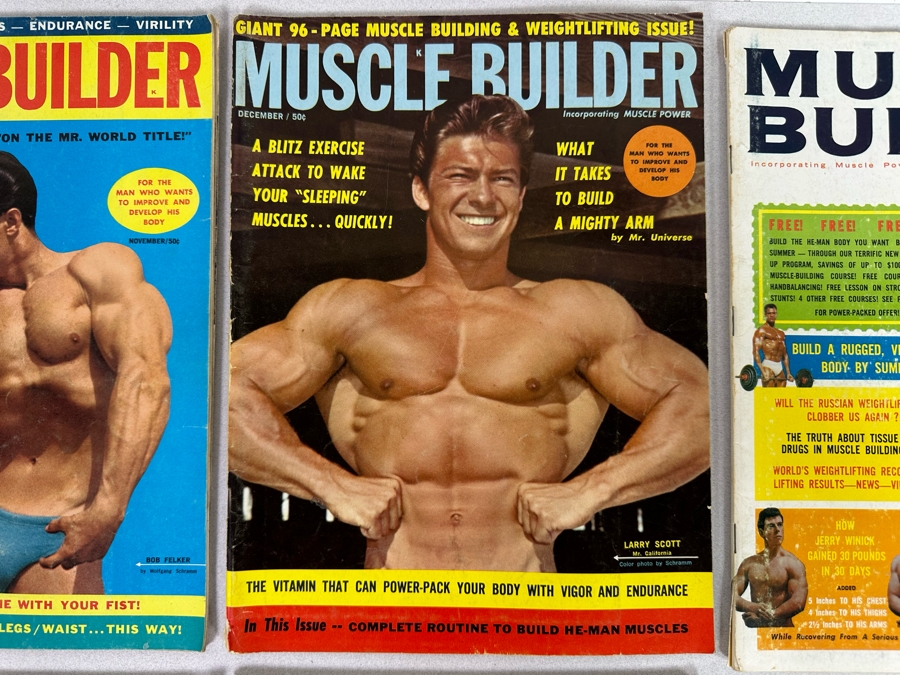 Vintage 1962-1963 Muscle Builder (Bodybuilding) Magazines [Photo 5]