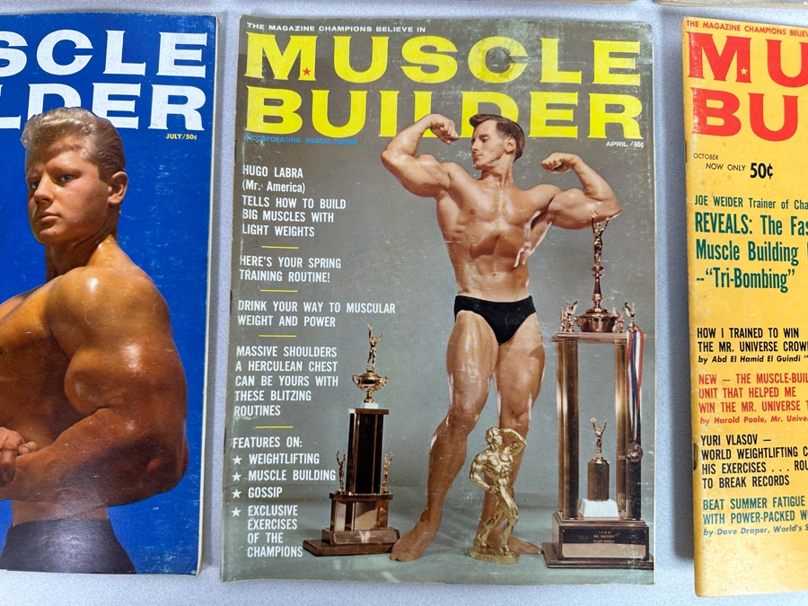 Vintage 1963-1964 Muscle Builder (Bodybuilding) Magazines [Photo 9]