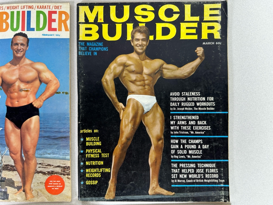 Vintage 1963-1964 Muscle Builder (Bodybuilding) Magazines [Photo 7]