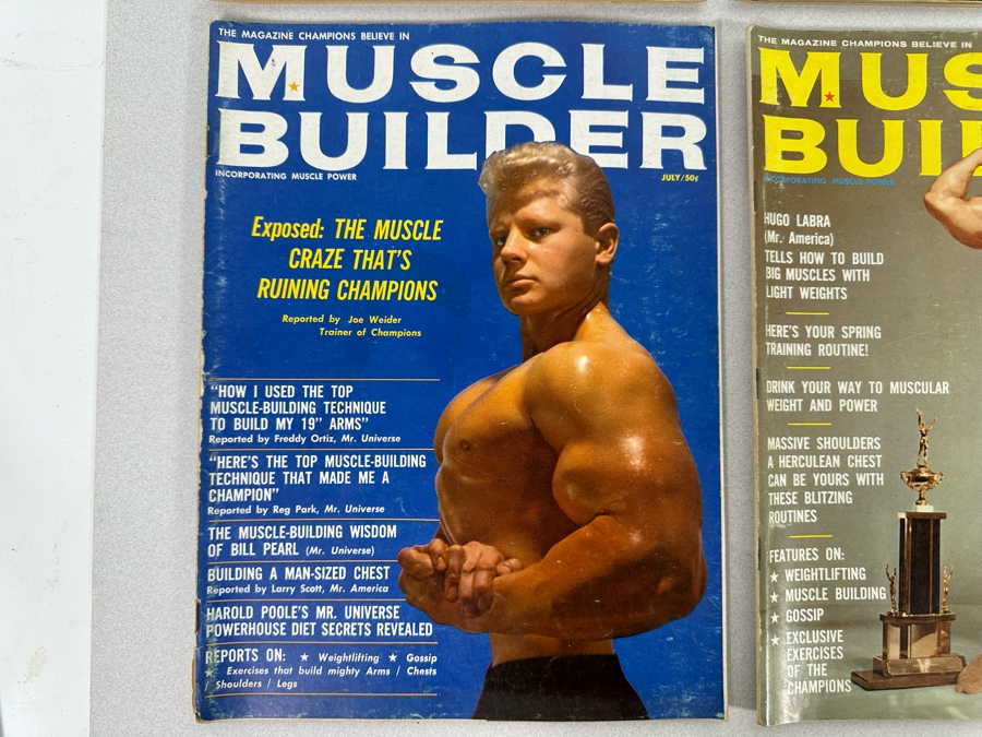 Vintage 1963-1964 Muscle Builder (Bodybuilding) Magazines [Photo 8]