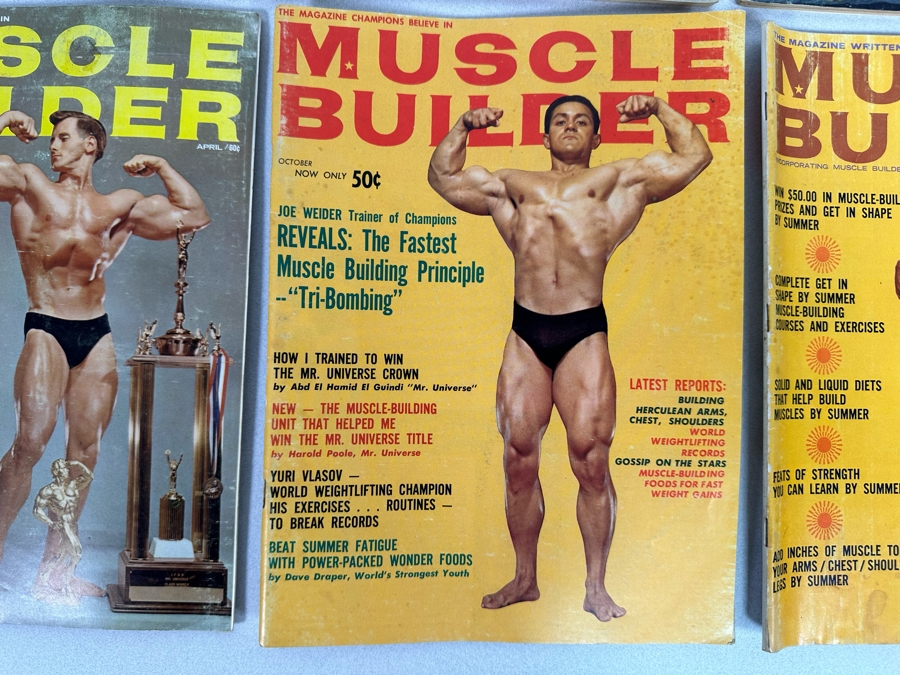 Vintage 1963-1964 Muscle Builder (Bodybuilding) Magazines [Photo 11]