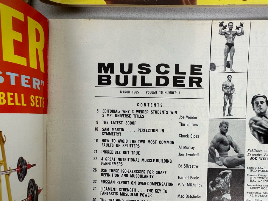 Vintage 1964-1965 Muscle Builder (Bodybuilding) Magazines [Photo 13]
