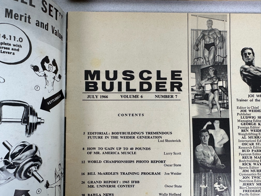 Vintage 1964-1965 Muscle Builder (Bodybuilding) Magazines [Photo 14]
