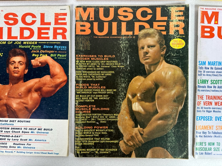 Vintage 1964-1965 Muscle Builder (Bodybuilding) Magazines [Photo 10]