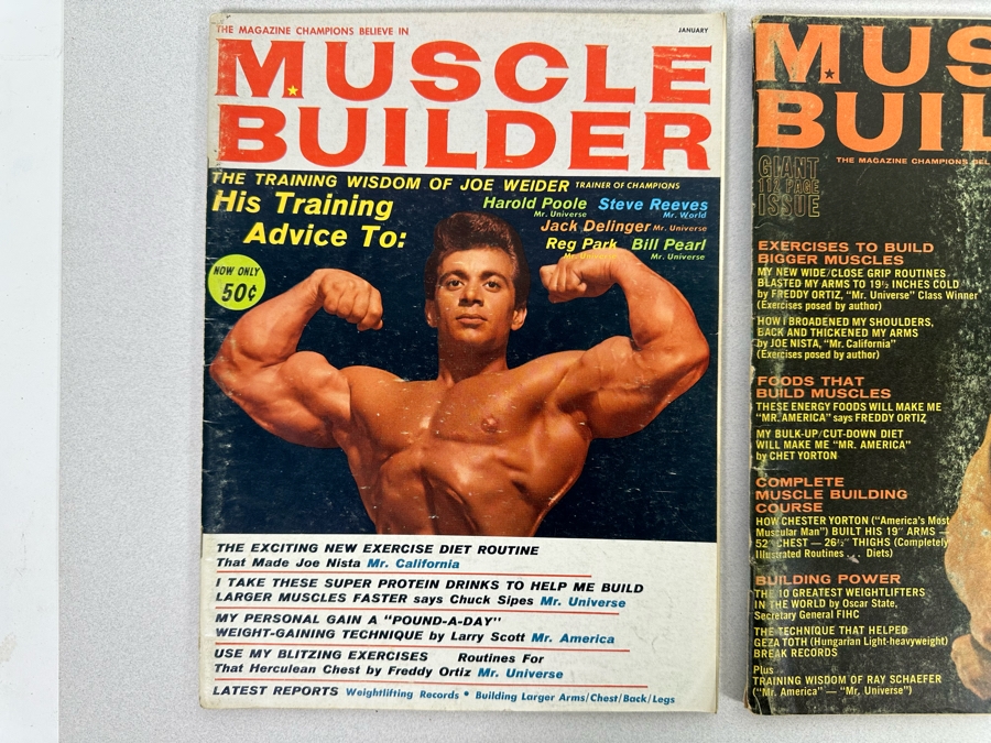 Vintage 1964-1965 Muscle Builder (Bodybuilding) Magazines [Photo 9]