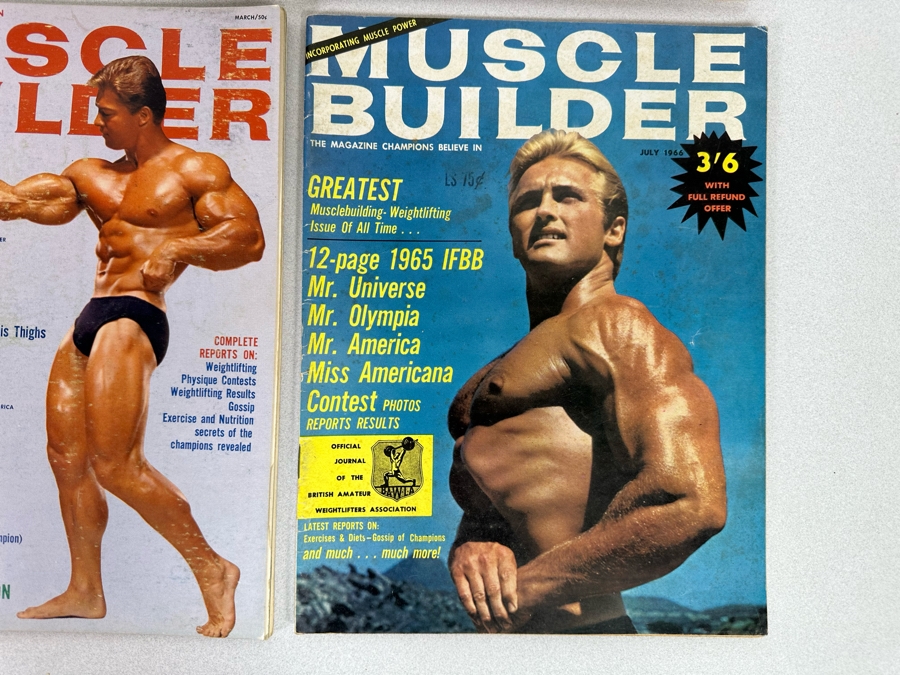Vintage 1964-1965 Muscle Builder (Bodybuilding) Magazines [Photo 12]