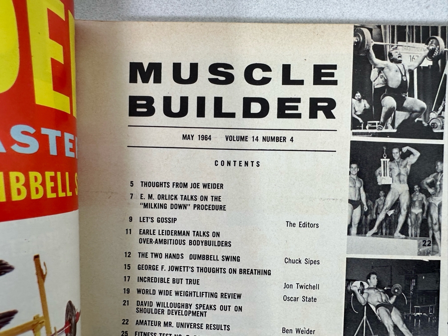 Vintage 1964-1965 Muscle Builder (Bodybuilding) Magazines [Photo 5]