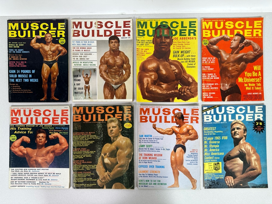 Vintage 1964-1965 Muscle Builder (Bodybuilding) Magazines [Photo 2]
