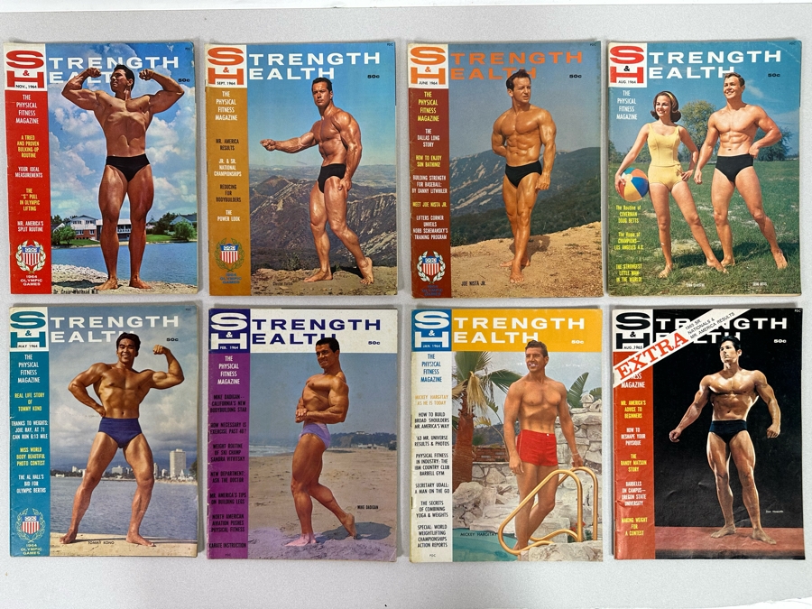 Vintage 1964-1965 Strength & Health (Bodybuilding) Magazines [Photo 2]