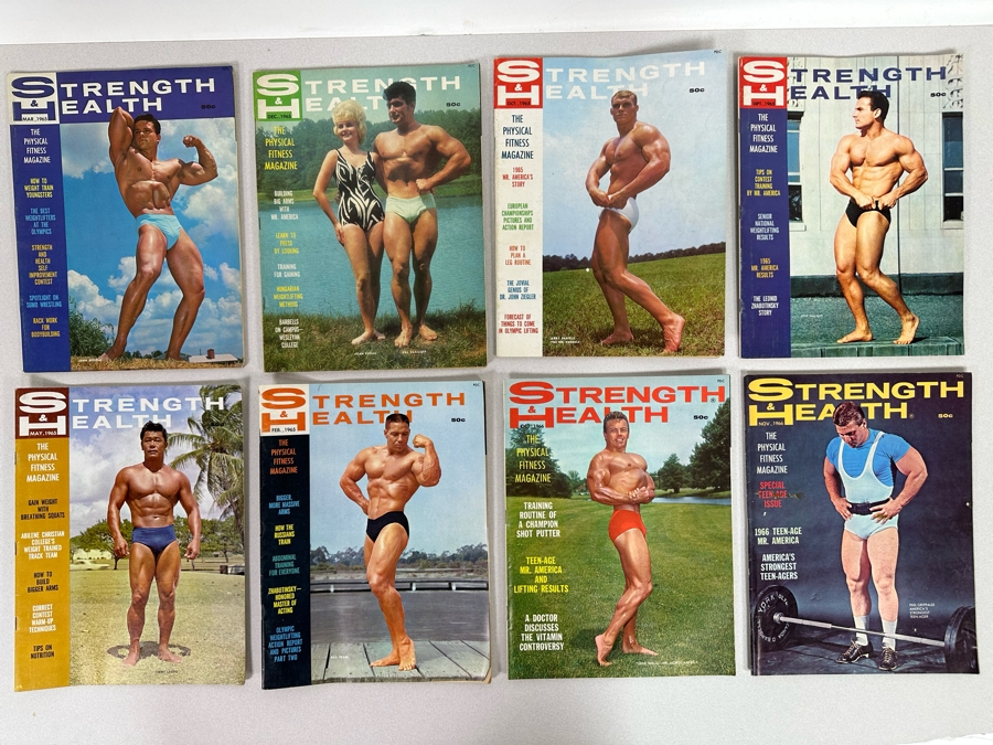Vintage 1965-1966 Strength & Health (Bodybuilding) Magazines [Photo 2]