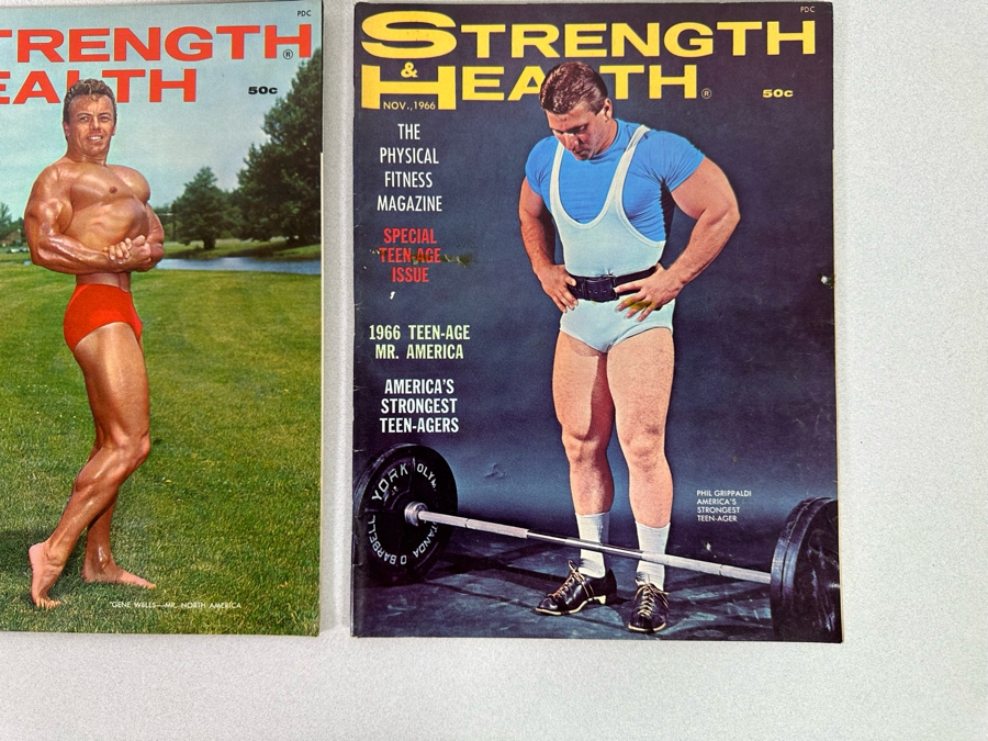 Vintage 1965-1966 Strength & Health (Bodybuilding) Magazines [Photo 10]
