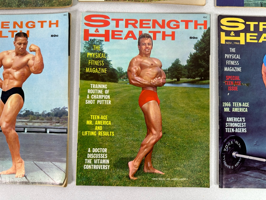 Vintage 1965-1966 Strength & Health (Bodybuilding) Magazines [Photo 9]