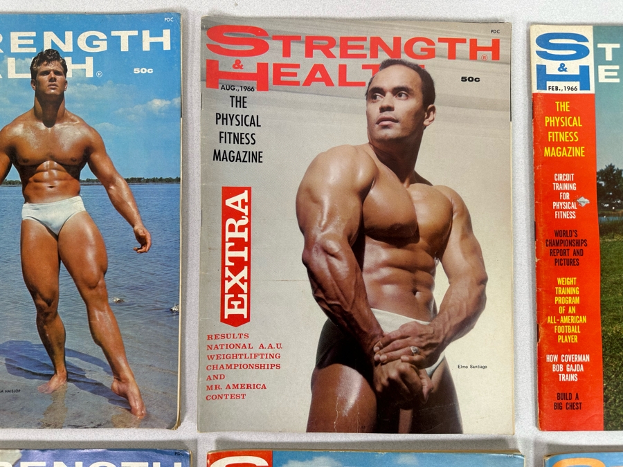 Vintage 1966 Strength & Health (Bodybuilding) Magazines [Photo 5]