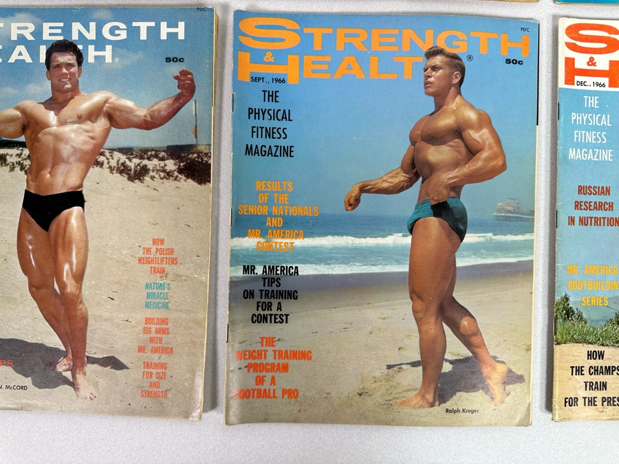 Vintage 1966 Strength & Health (Bodybuilding) Magazines [Photo 10]