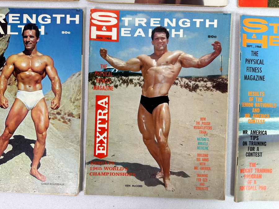 Vintage 1966 Strength & Health (Bodybuilding) Magazines [Photo 9]