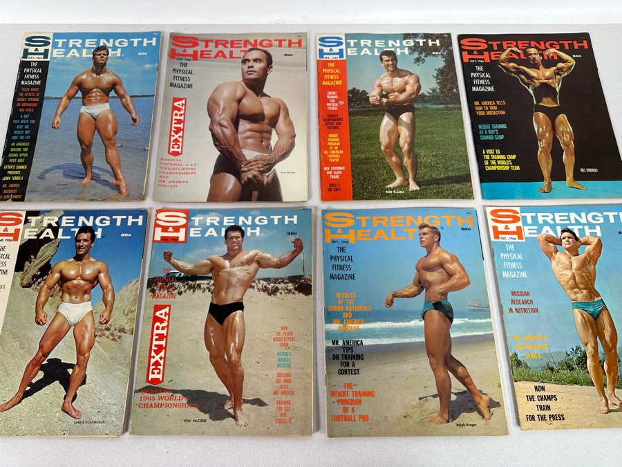 Vintage 1966 Strength & Health (Bodybuilding) Magazines [Photo 3]
