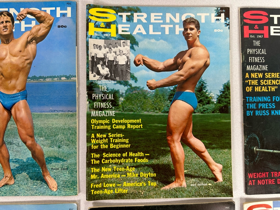 Vintage 19661967 Strength & Health (Bodybuilding) Magazines