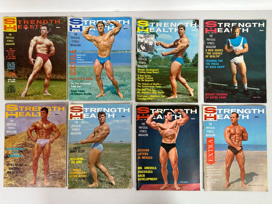Vintage 1966-1967 Strength & Health (Bodybuilding) Magazines [Photo 2]