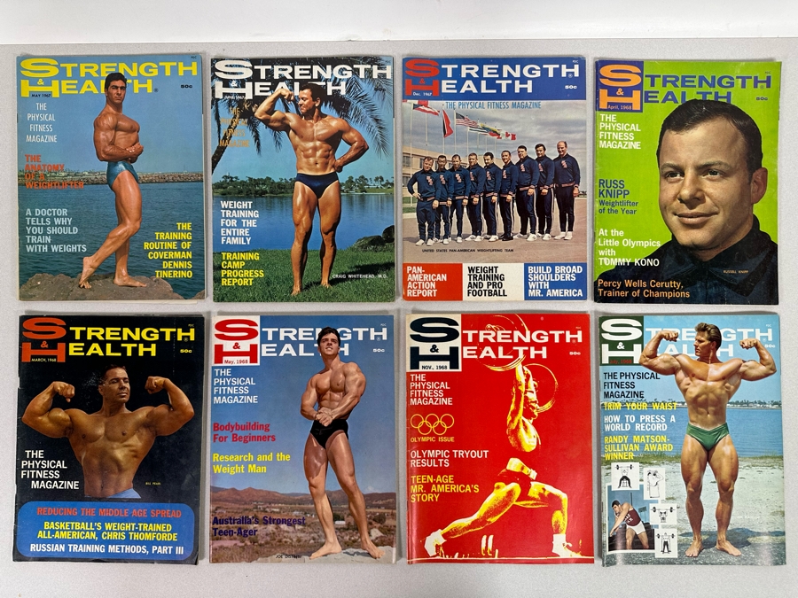Vintage 1967-1968 Strength & Health (Bodybuilding) Magazines [Photo 2]