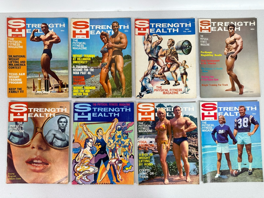 Vintage 1968-1969 Strength & Health (Bodybuilding) Magazines [Photo 1]