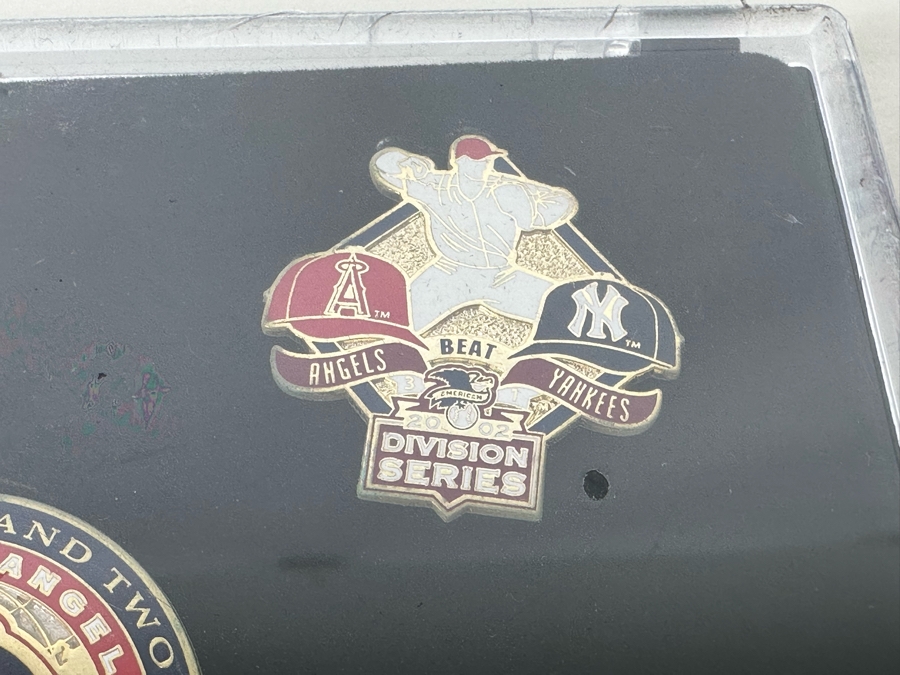 Sealed Limited Edition 2002 World Series Champions Anaheim Angels Pins 6 X 6 [Photo 9]