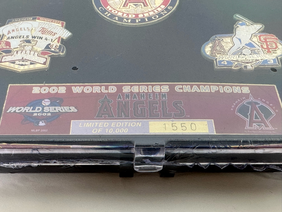 Sealed Limited Edition 2002 World Series Champions Anaheim Angels Pins 6 X 6 [Photo 5]