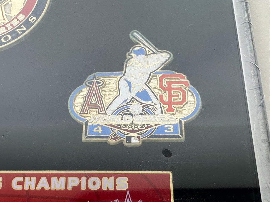 Sealed Limited Edition 2002 World Series Champions Anaheim Angels Pins 6 X 6 [Photo 8]
