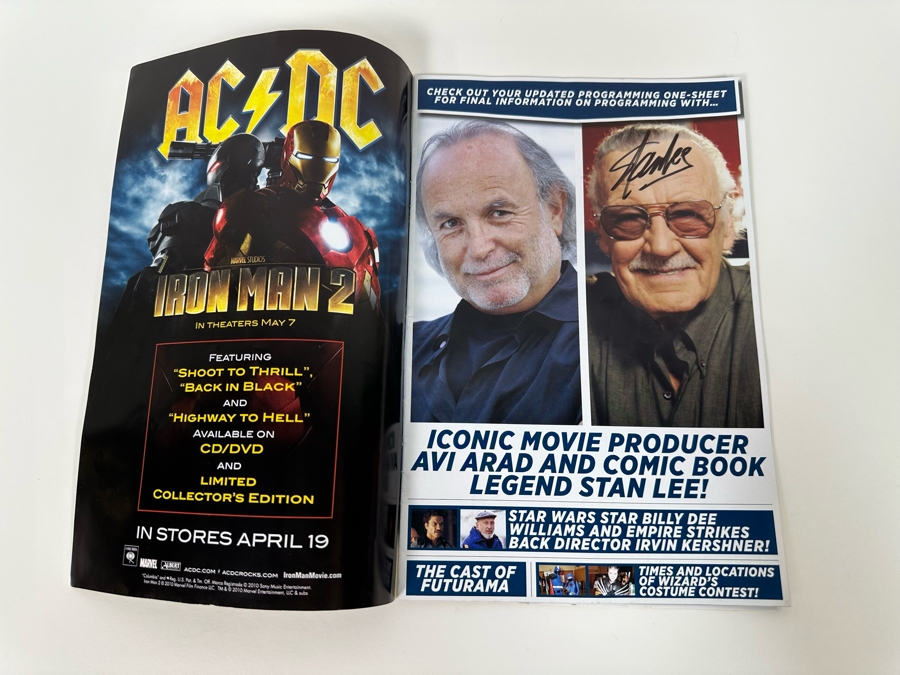 SIGNED Stan Lee Anaheim Comic Con Program [Photo 6]