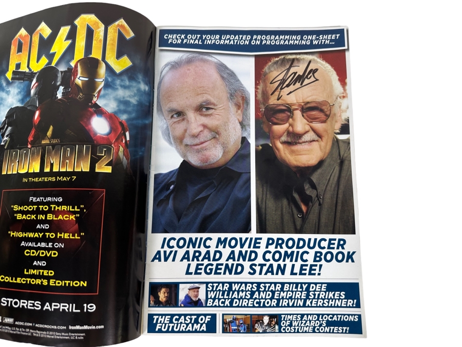 SIGNED Stan Lee Anaheim Comic Con Program [Photo 3]