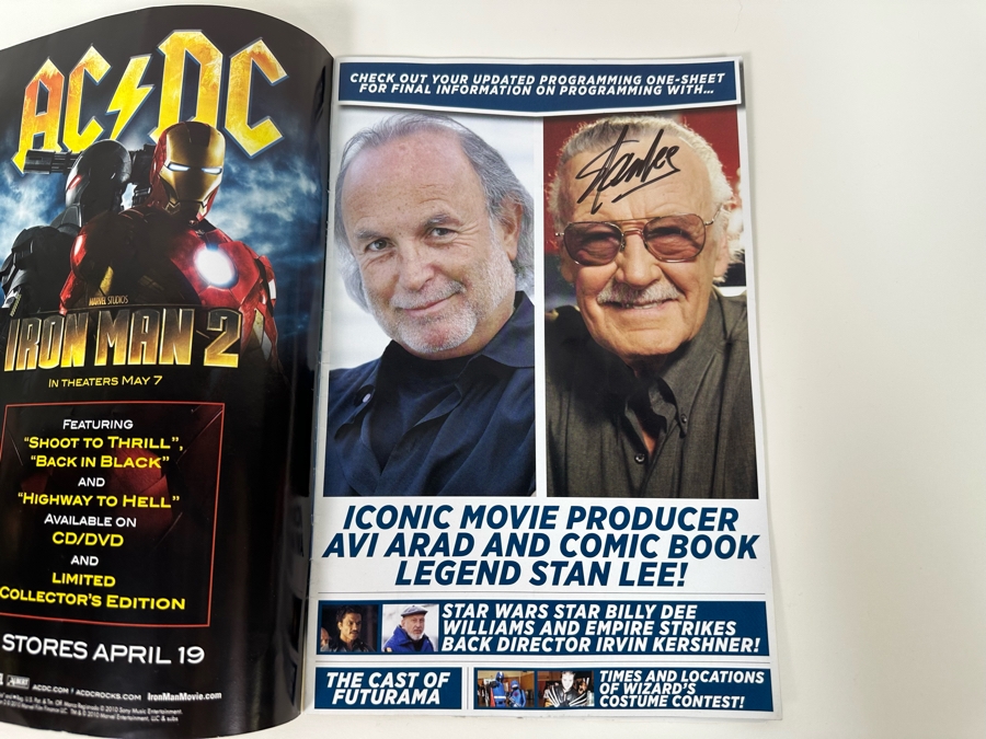 SIGNED Stan Lee Anaheim Comic Con Program [Photo 7]