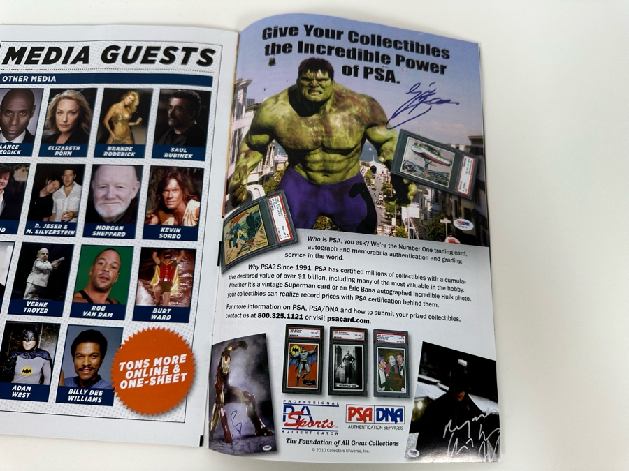 SIGNED Stan Lee Anaheim Comic Con Program [Photo 9]