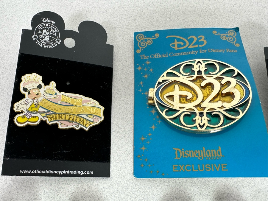 Collection Of Vintage Disneyland Trading Pins New On Cards [Photo 12]