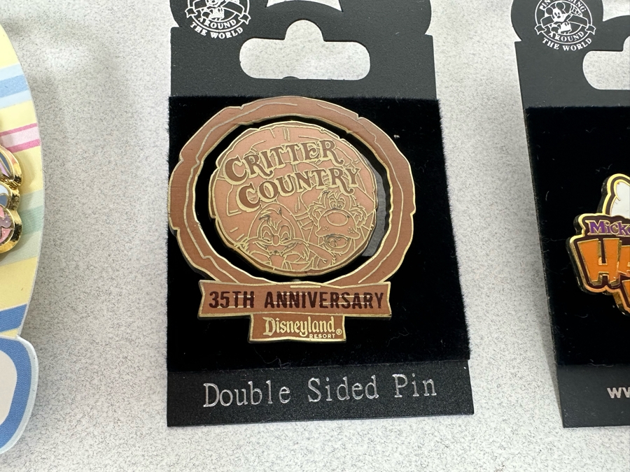 Collection Of Vintage Disneyland Trading Pins New On Cards [Photo 6]