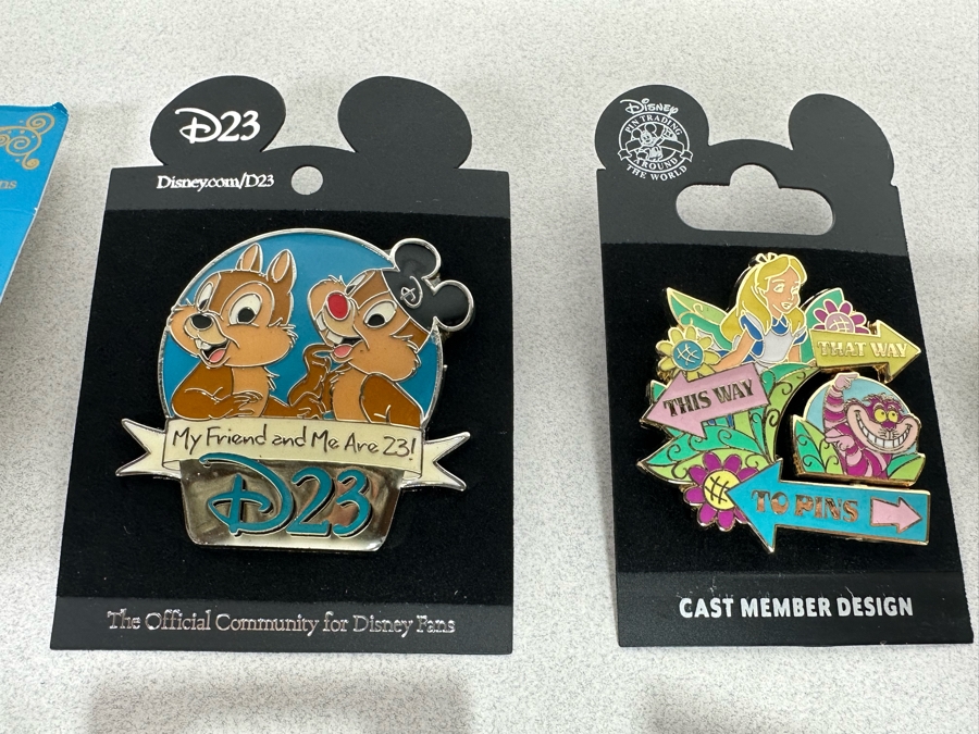 Collection Of Vintage Disneyland Trading Pins New On Cards [Photo 13]