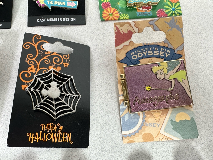 Collection Of Vintage Disneyland Trading Pins New On Cards [Photo 9]