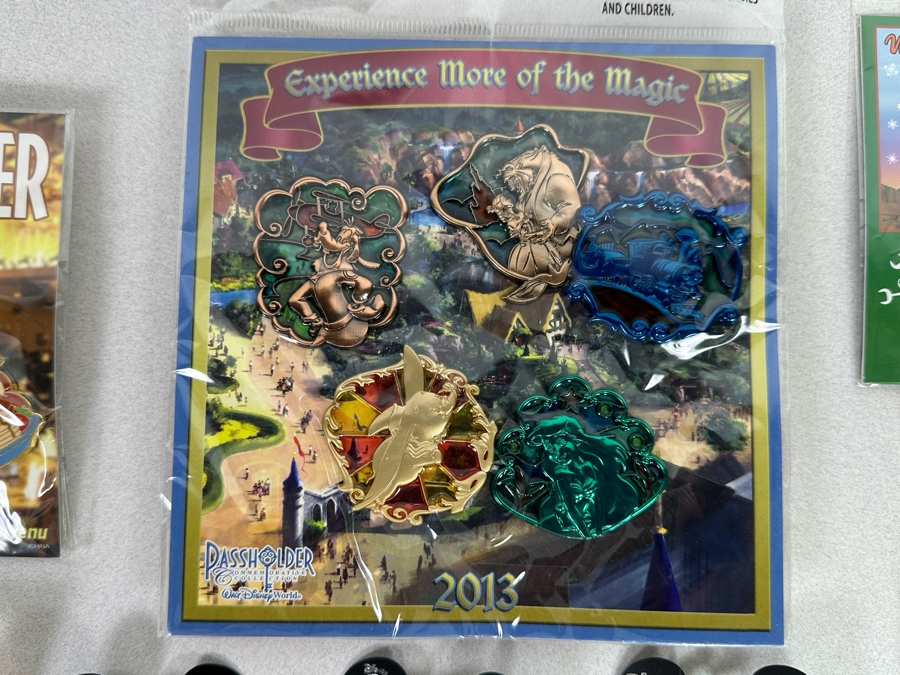 Collection Of Vintage Disneyland Trading Pins New On Cards [Photo 3]