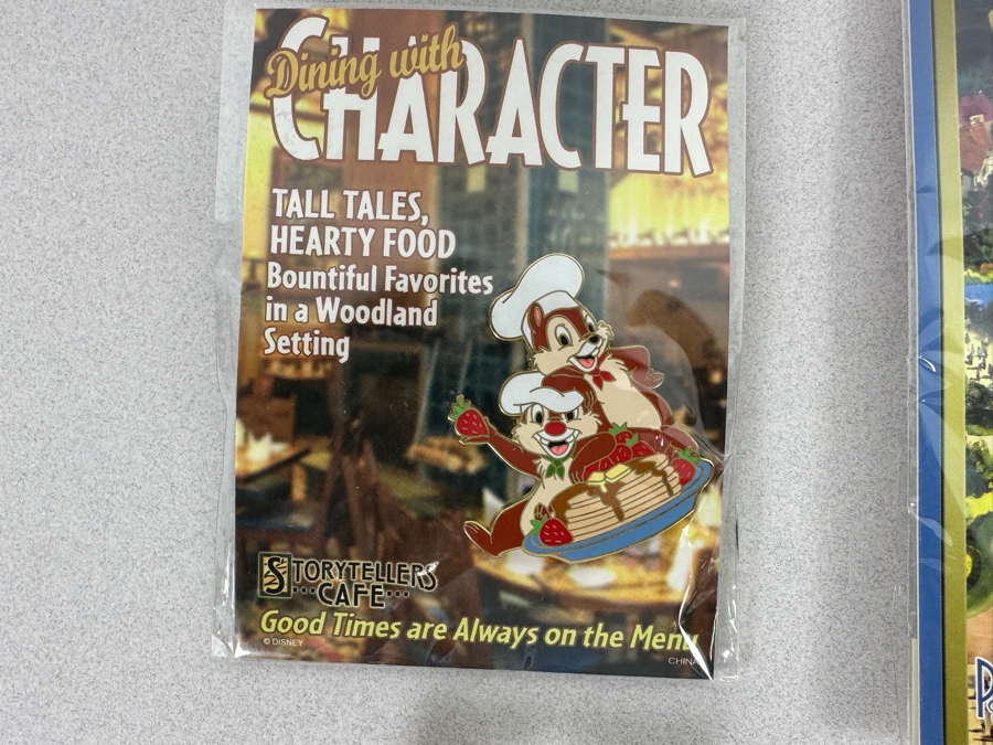 Collection Of Vintage Disneyland Trading Pins New On Cards [Photo 4]