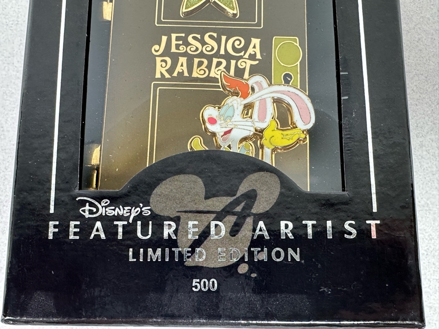 Disneyland Disney's Featured Artist Limited Edition Of 500 Trading Pin New In Box Jessica Rabbit [Photo 4]
