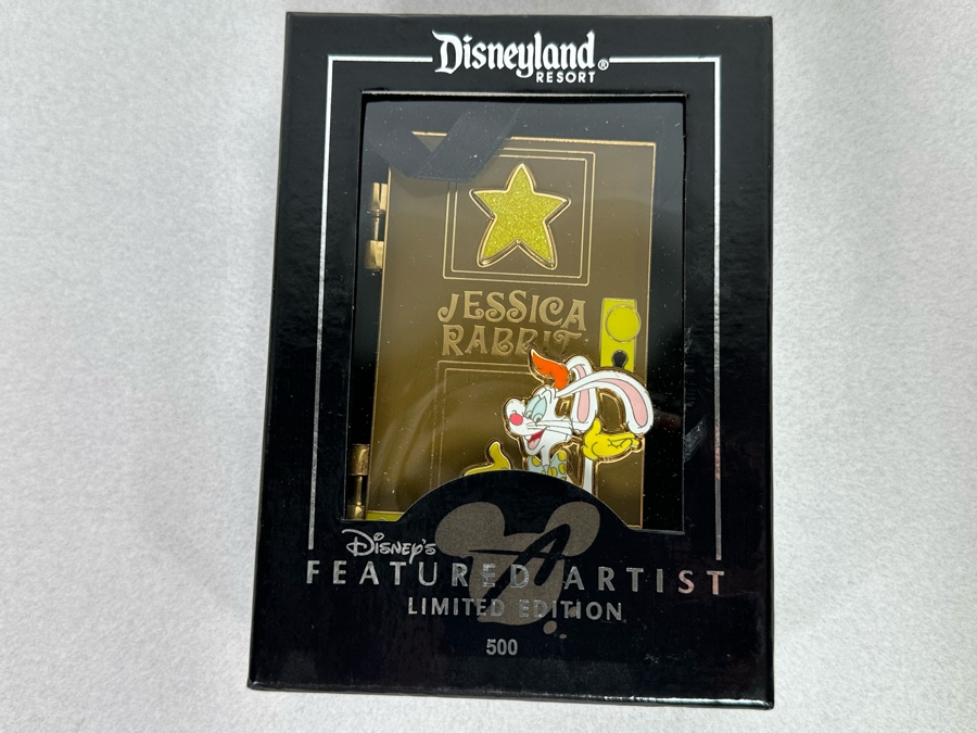 Disneyland Disney's Featured Artist Limited Edition Of 500 Trading Pin New In Box Jessica Rabbit [Photo 2]