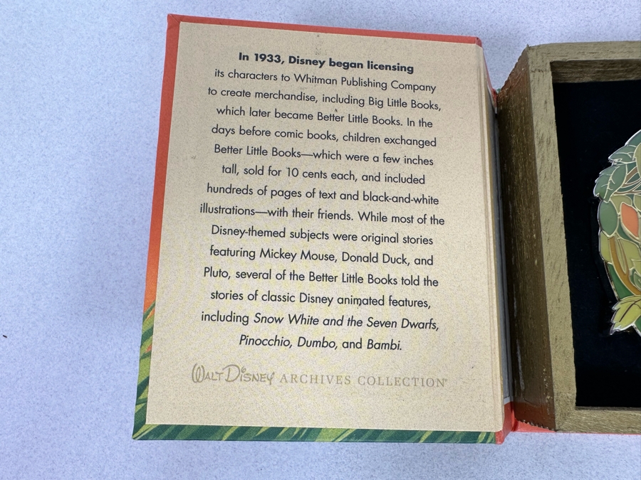 Vintage Disneyland Walt Disney's Bambi Big Better Little Books Whitman Publishing Company Trading Pins New In Box [Photo 8]