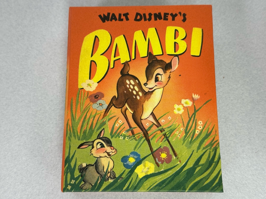 Vintage Disneyland Walt Disney's Bambi Big Better Little Books Whitman Publishing Company Trading Pins New In Box [Photo 4]