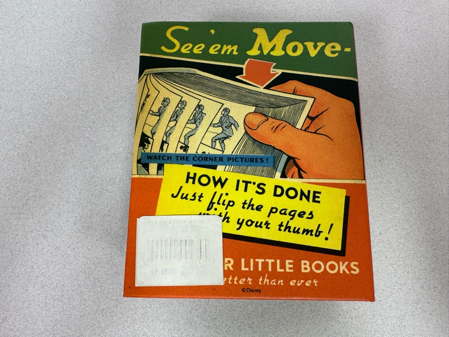 Vintage Disneyland Walt Disney's Bambi Big Better Little Books Whitman Publishing Company Trading Pins New In Box [Photo 6]