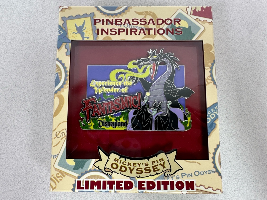 Vintage Disneyland Limited Edition Pinbassador Inspirations Mickey's Pin Odyssey Trading Pin New In Box [Photo 2]