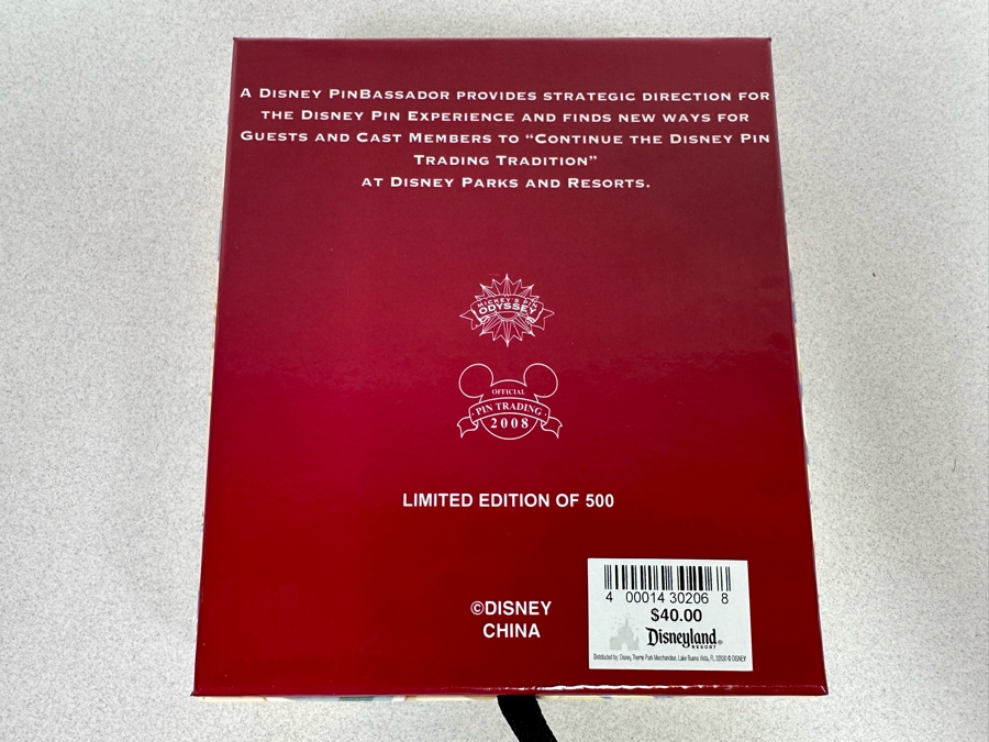 Vintage Disneyland Limited Edition Pinbassador Inspirations Mickey's Pin Odyssey Trading Pin New In Box [Photo 5]