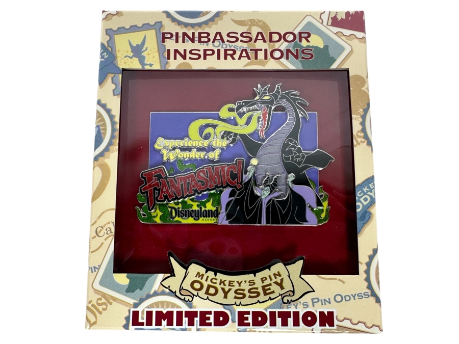 Vintage Disneyland Limited Edition Pinbassador Inspirations Mickey's Pin Odyssey Trading Pin New In Box