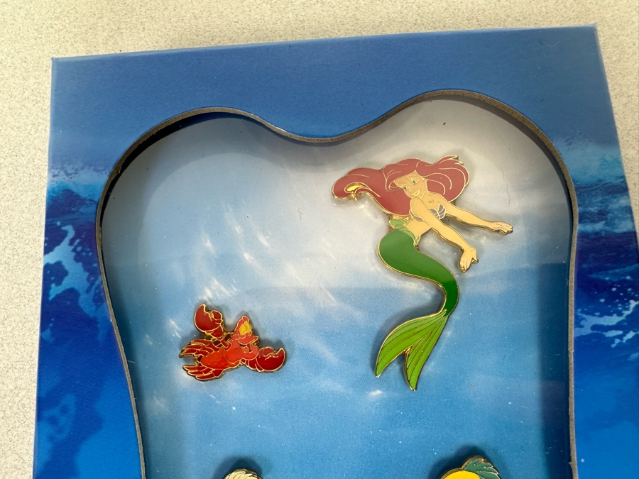 Just Added - Vintage Disneyland Special Edition Walt Disney's The Little Mermaid Trading Pins New In Box [Photo 5]