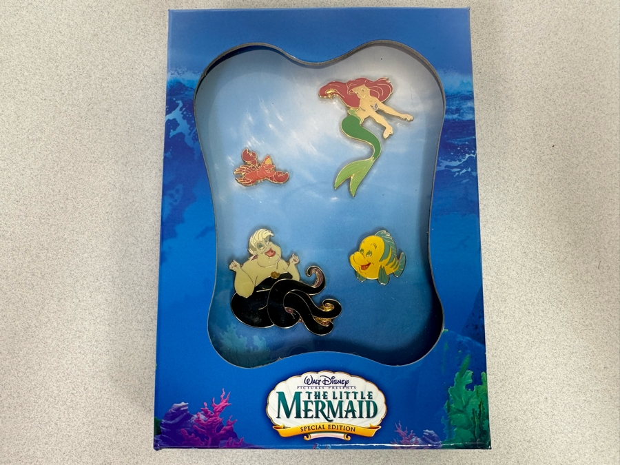 Just Added - Vintage Disneyland Special Edition Walt Disney's The Little Mermaid Trading Pins New In Box [Photo 2]
