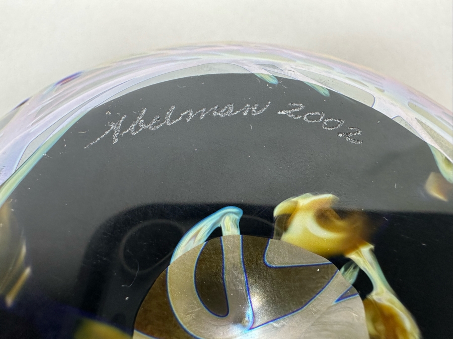 Pair Of Signed Stuart Abelman Art Glass Lamps 2002 / 2004 4.5W X 3.5H [Photo 9]