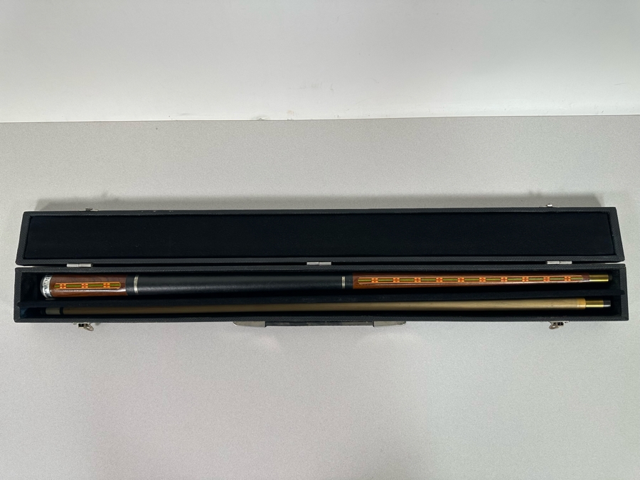 Vintage Brunswick Billiard Pool Cue Stick With Case [Photo 4]