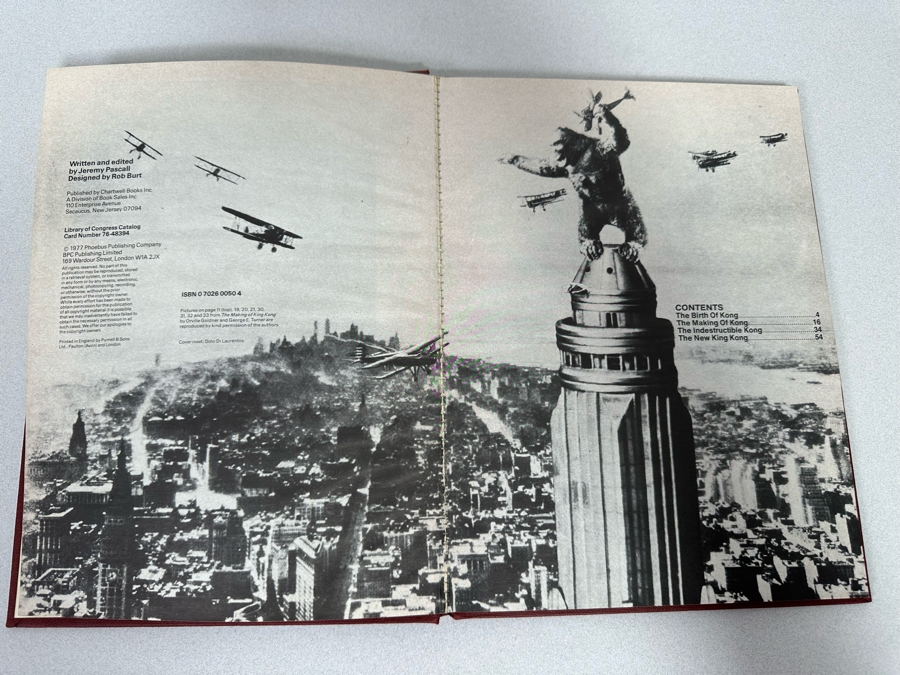 First Edition 1977 Hardcover Book The King Kong Story [Photo 7]
